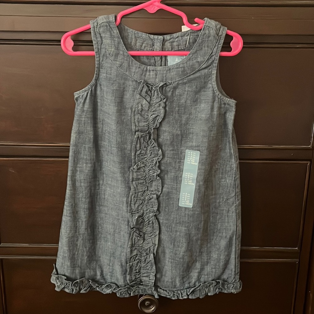 Gap chambray denim dress